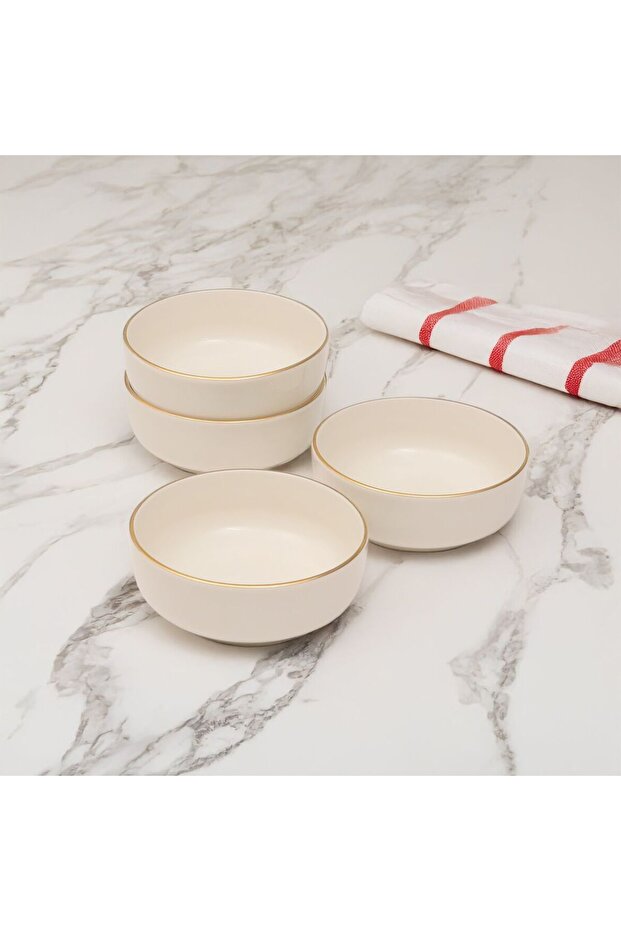 Bilbao 4 Piece 13 cm New Generation Bowl Gold Gilding 20