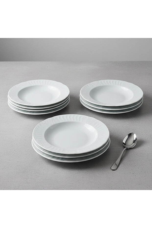 Sembol 6 Piece 19 cm Deep Dinner Plate
