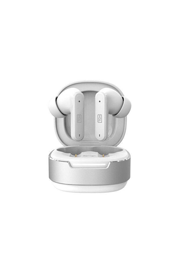 Wireless Earbuds D6 Sound Hunt Noise Cancellation– ANC+ENC, 6-7H Playtime - WHITE
