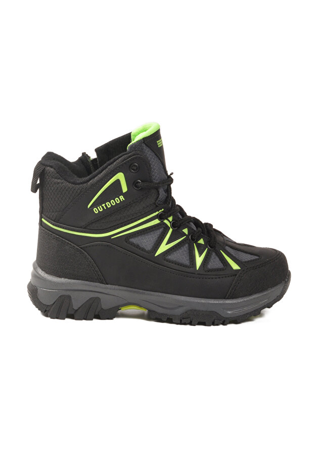 Black-Grey Children's Outdoor Boots Ruffon 2301 F