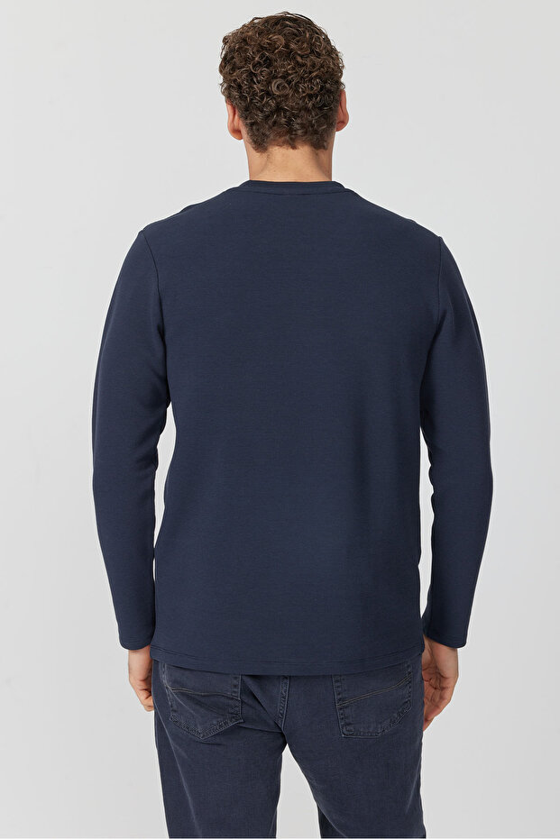 Erkek Basic Sweatshırt - 5