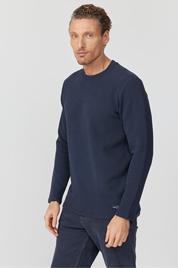 Erkek Basic Sweatshırt - 2