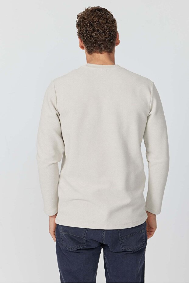 Erkek Basic Sweatshırt - 3