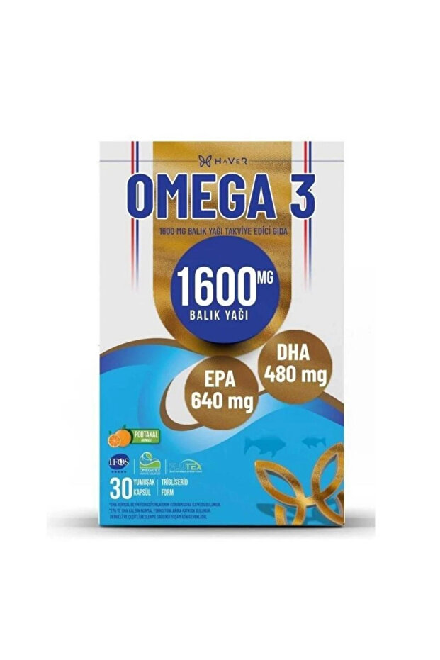 أوميغا 3 1600 ملغ 30 كبسولة