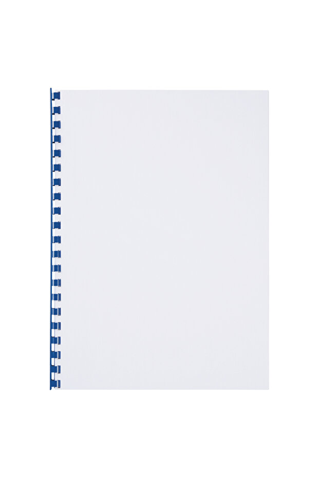 Plastic Binding Ring 10 mm Blue For 65 Sheets 100/Pack - 2