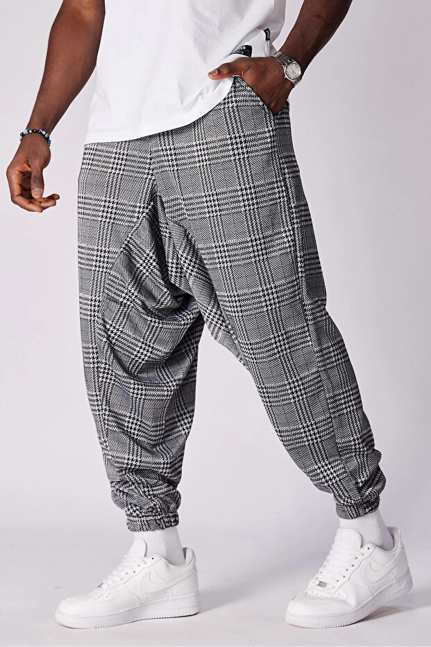 بنطلون شالوار منقوش بخصر مطاطي - 2