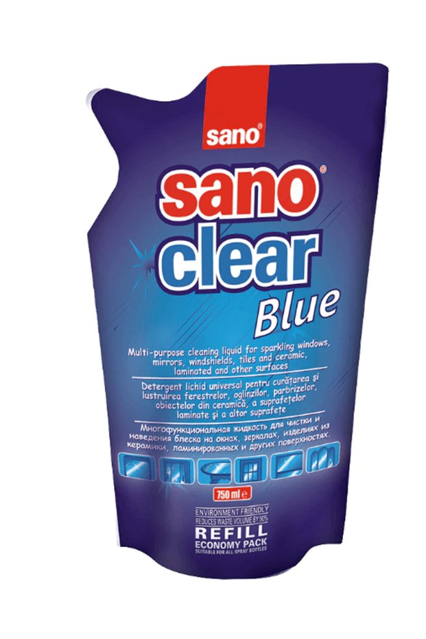 Clear Blue Refill 750 ml window cleaning solution