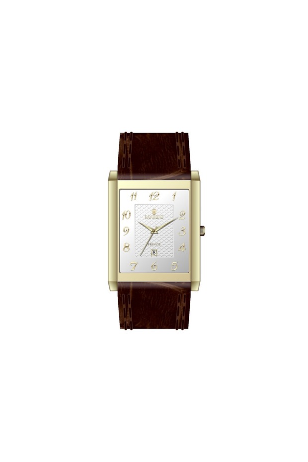 Men's Wristwatch Rym-3551Mz Numeric Classic - Steel Case Gold-Brw-W