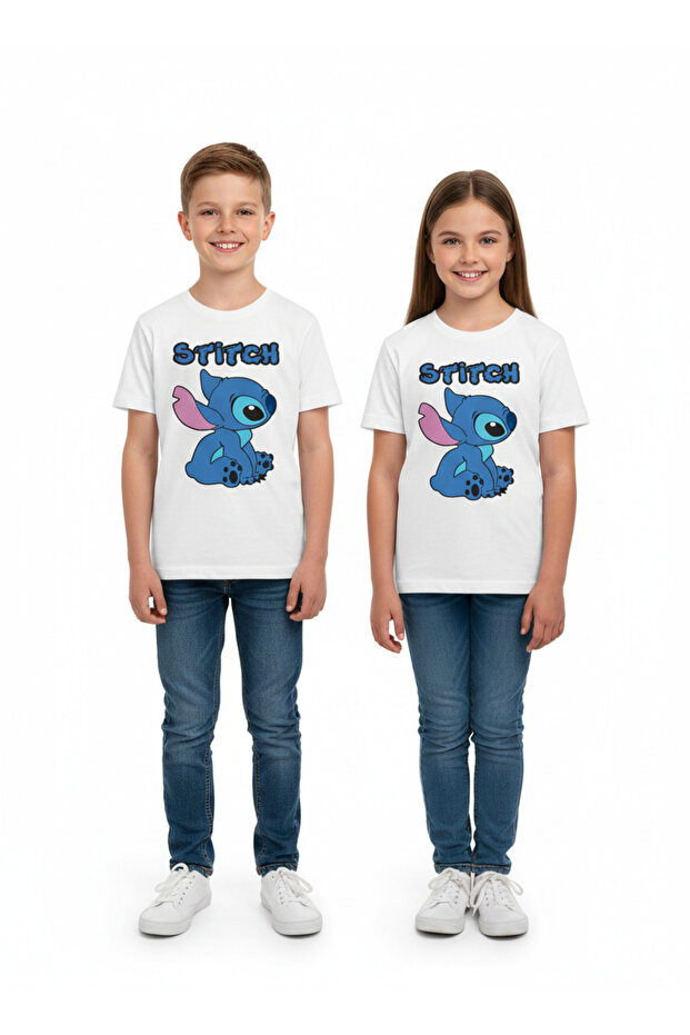 Figure Printed Soft Textured Girls/Boys T-Shirt
