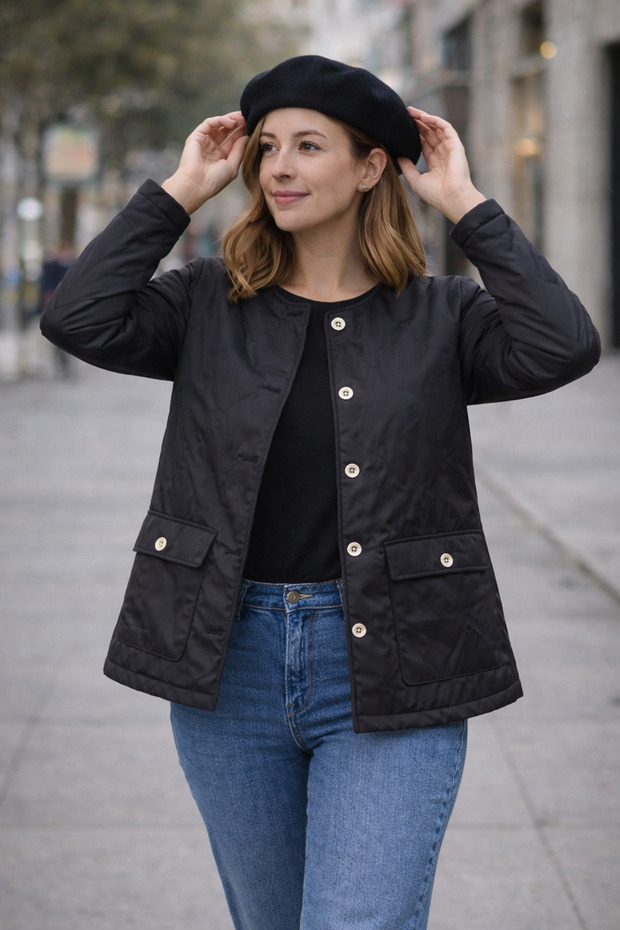 Kısa Kapitone Mont - 4