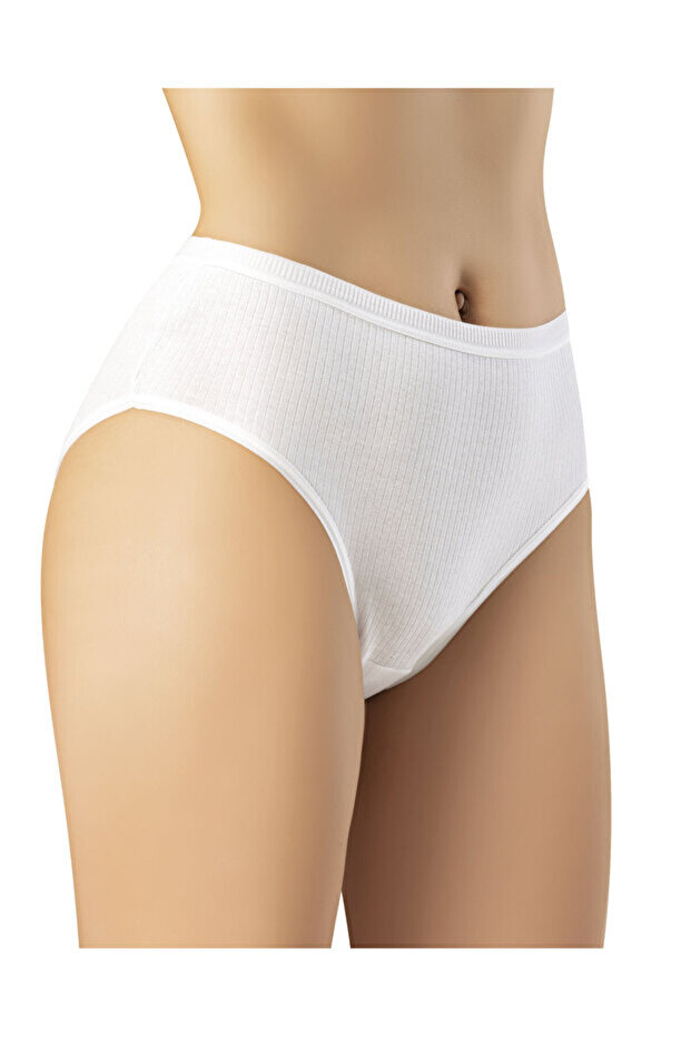 Textured Cotton Women's Panties for Daily Use, Non-Marking, Comfortable Model