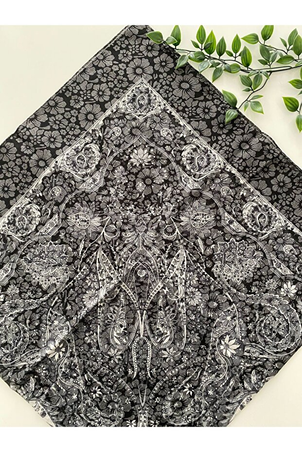 Large Shembem Pattern Cotton Scarf