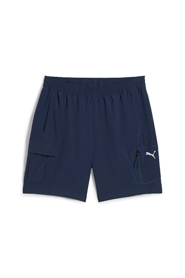 Mens Flex 7" Cargo Shorts - Blue