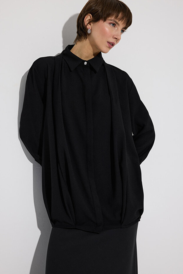 DRAPELİ GÖMLEK - 3