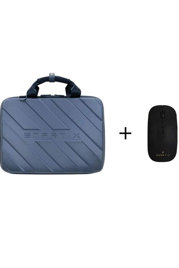 Premium Laptop Bag Designer Blue + Mouse