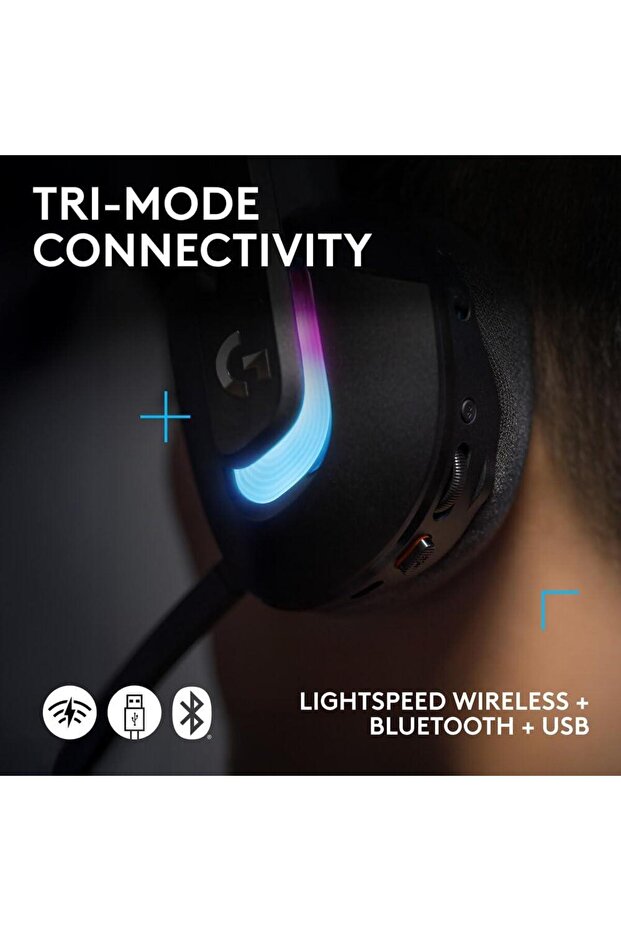 سماعة الألعاب اللاسلكية G522 LIGHTSPEED، بتقنية LIGHTSYNC RGB - 4