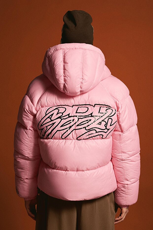 Baskılı şişme ceket - 2