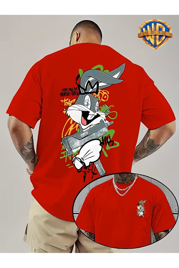 Graffiti Background Print, Diagonal Collar