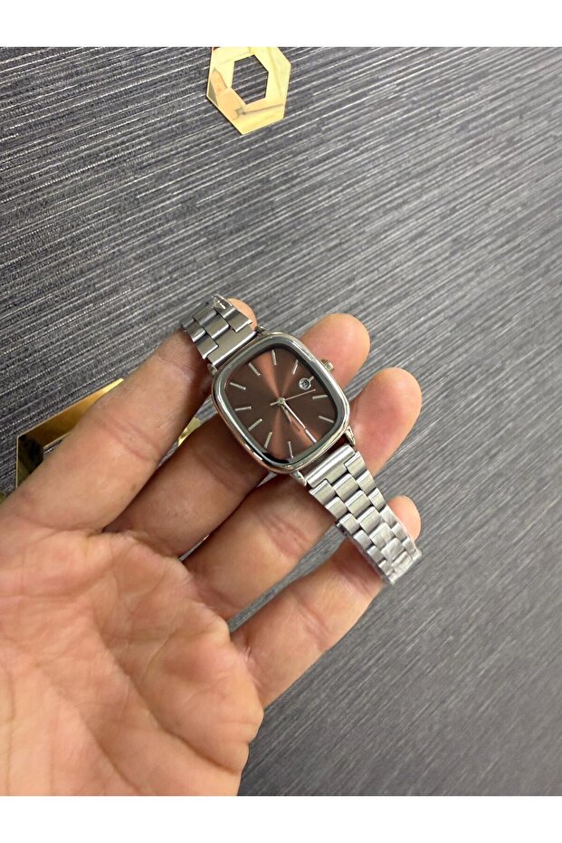 Çelik Kordon Takvimli Kadın Kol Saati - 7