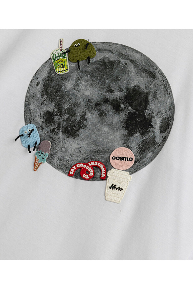 GÖRSEL BASKILI VE PATCH'Lİ TİŞÖRT - 4