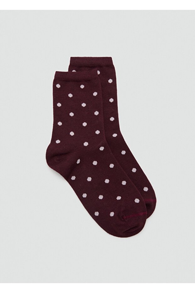 Puantiye desenli çoraplar - 2