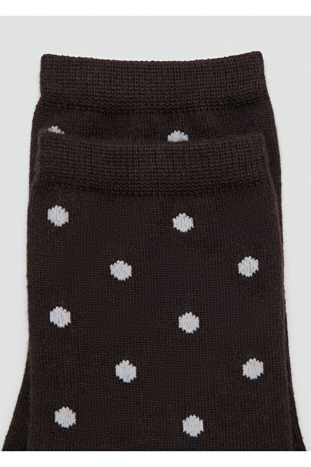 Puantiye desenli çoraplar - 1