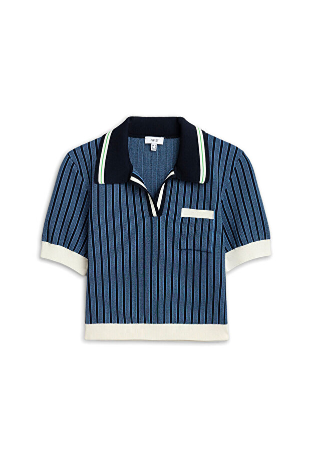 ÇİZGİ JAKARLI TRİKO - 3