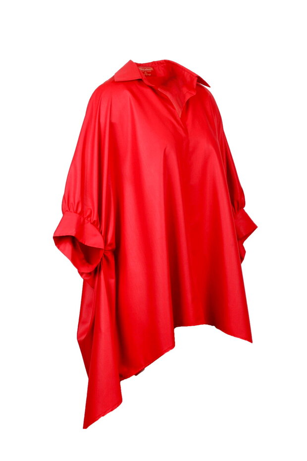 Camasa larga Boho red - 2