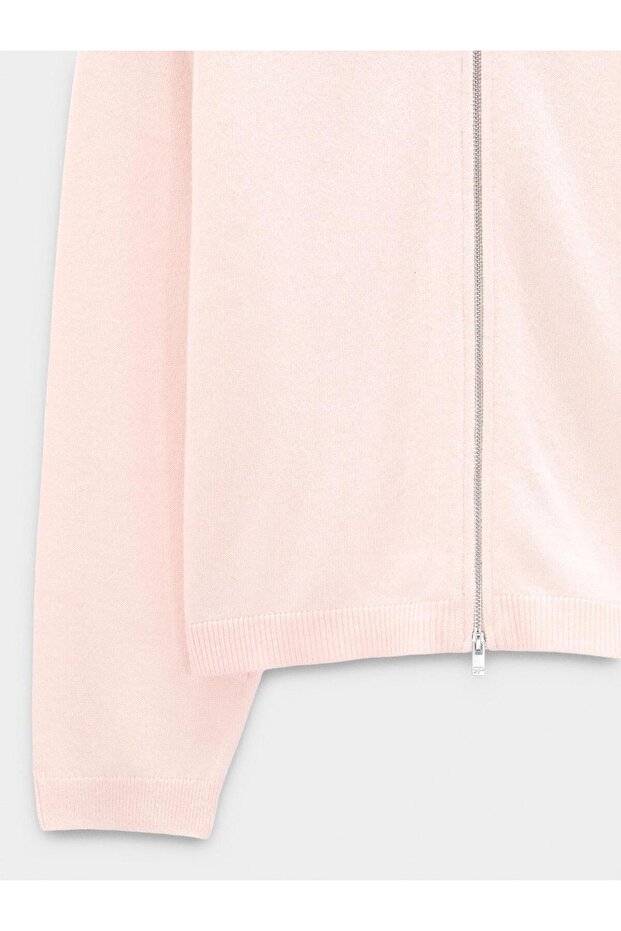 Kapüşonlu Örme Hırka - 6