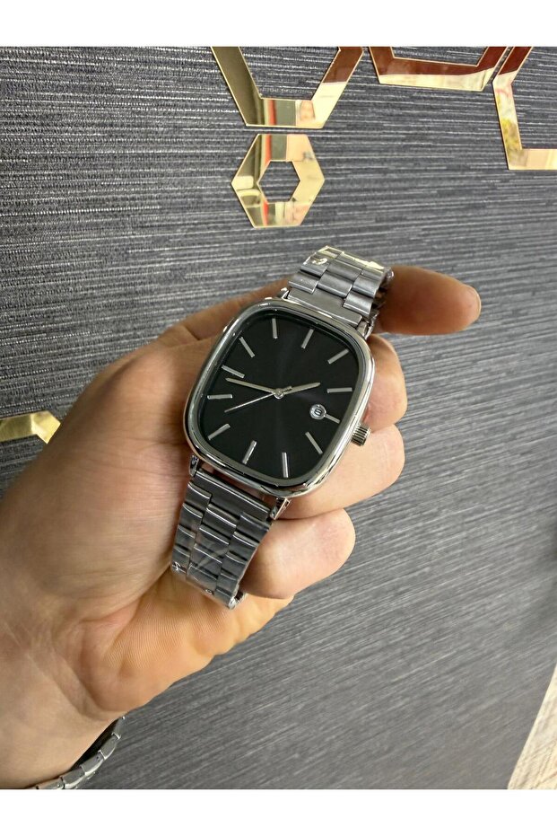 Çelik Kordon Takvimli Erkek Kol Saati - 2