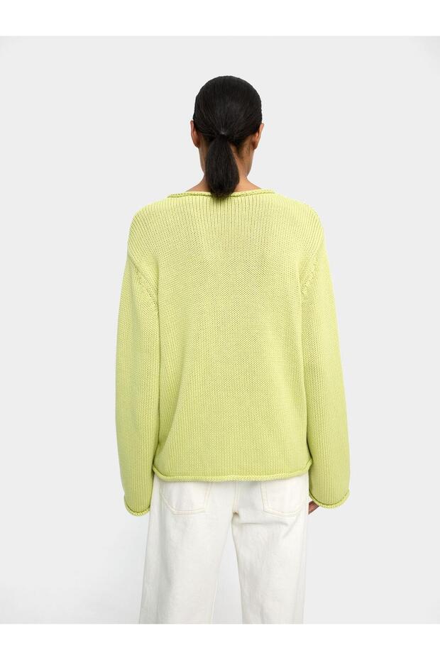 %100 Pamuklu Örme Kazak - 4