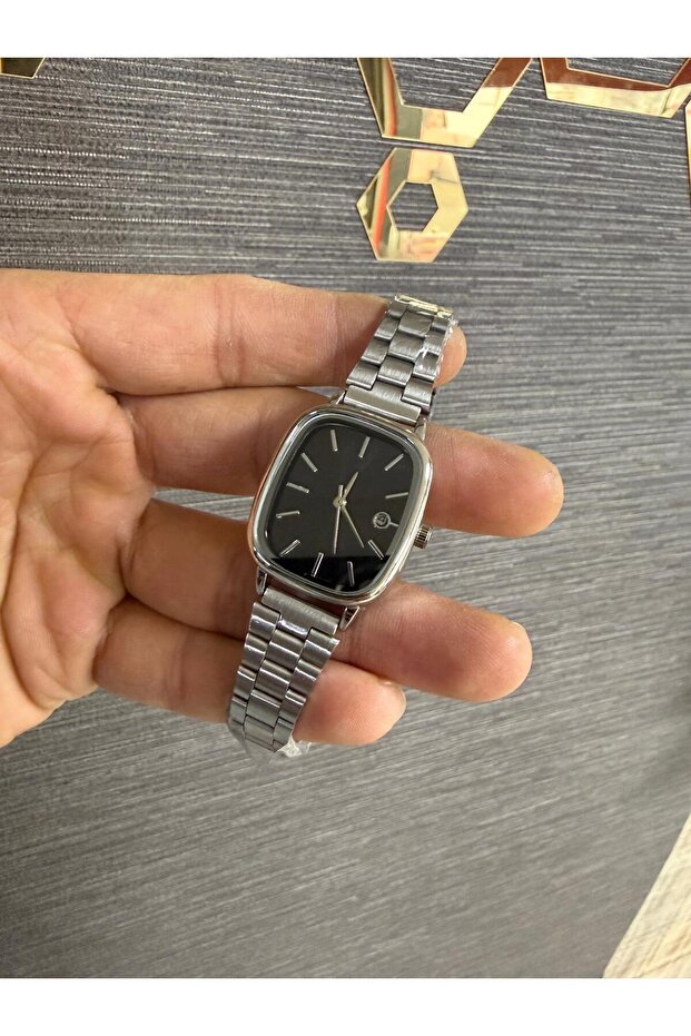 Çelik Kordon Takvimli Kadın Kol Saati - 4