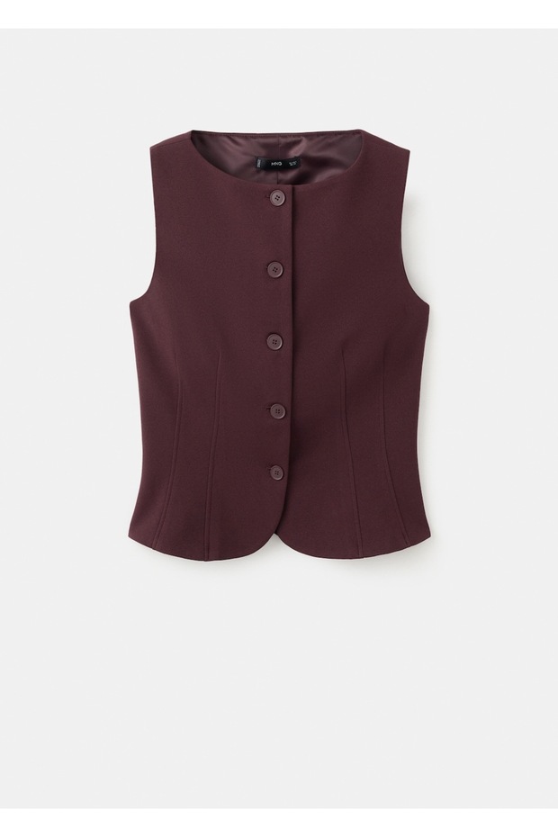 Düğmeli takım yelek - 3