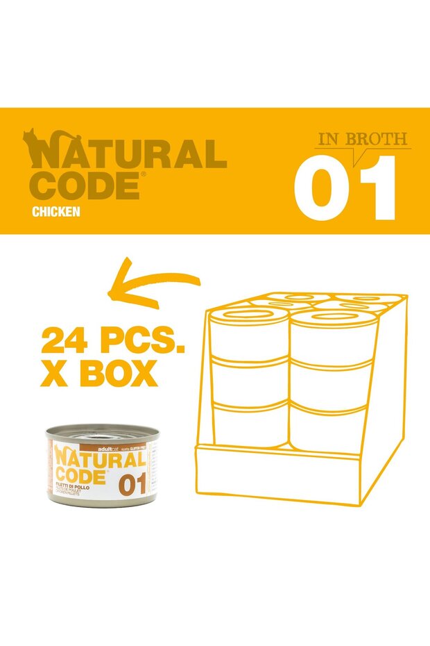 Cans Chicken Fillets for Cats 85g Pack of 24
