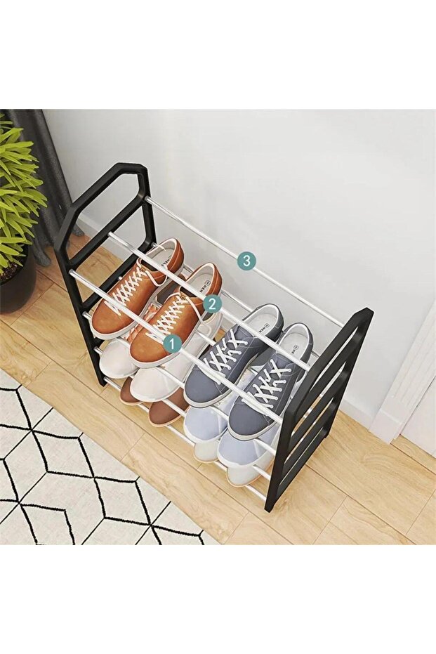 رف أحذية عملي بأربعة طبقات - 4