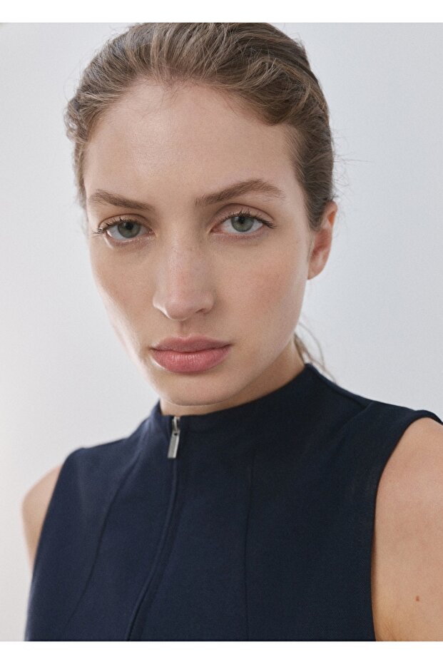 Fermuarlı yelek - 6