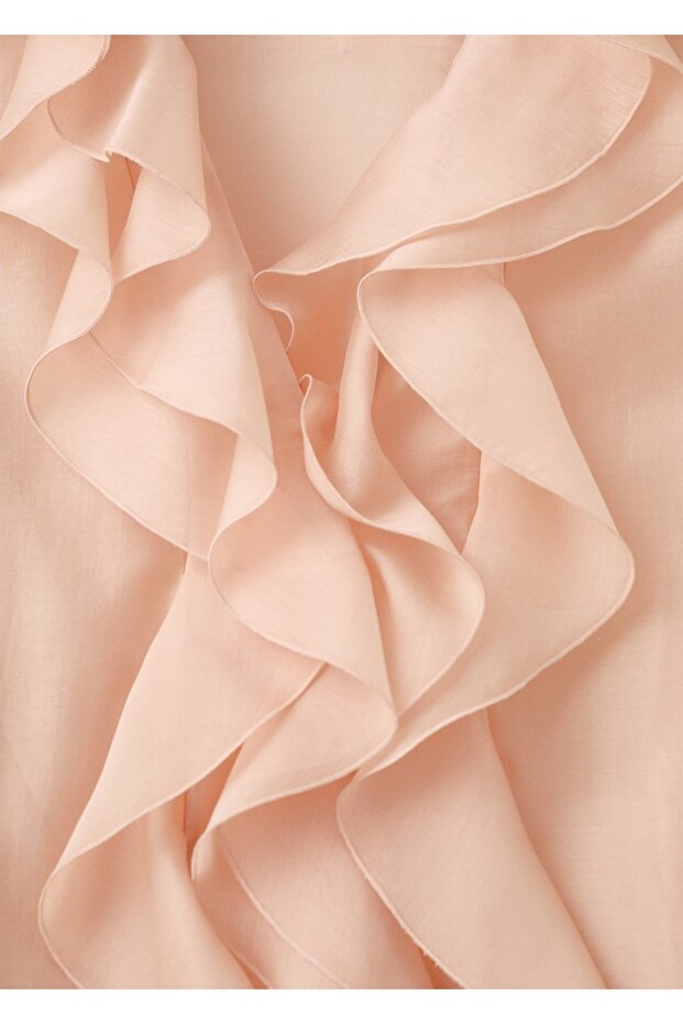 Volanlı liyosel bluz - 5