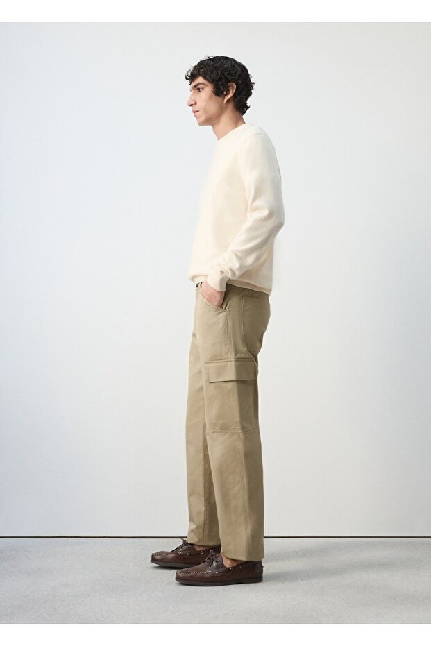 %100 pamuk kargo pantolon - 7