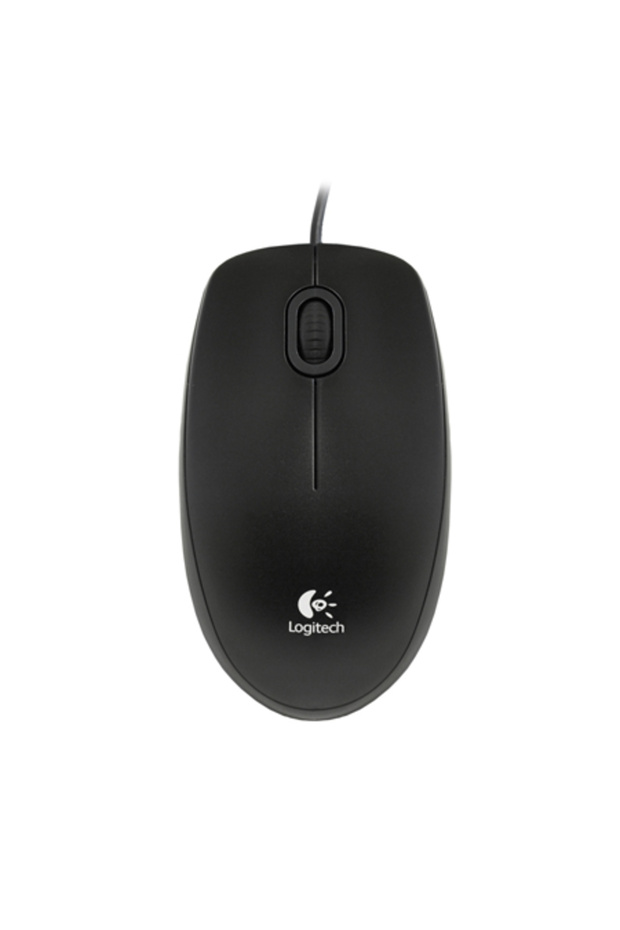 Wired Optical Mouse, Black, 800 DPI, USB