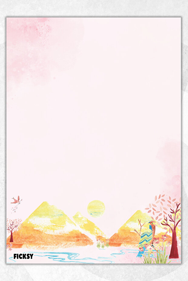 A5 Nature Notepad Unlined Notebook - 50 Sheets - Memopad - Notepad - Note Book - Note Paper - 1