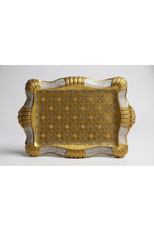 Esterhomedecor Original Italian Rosewood Tray for 6 People 48*34cm