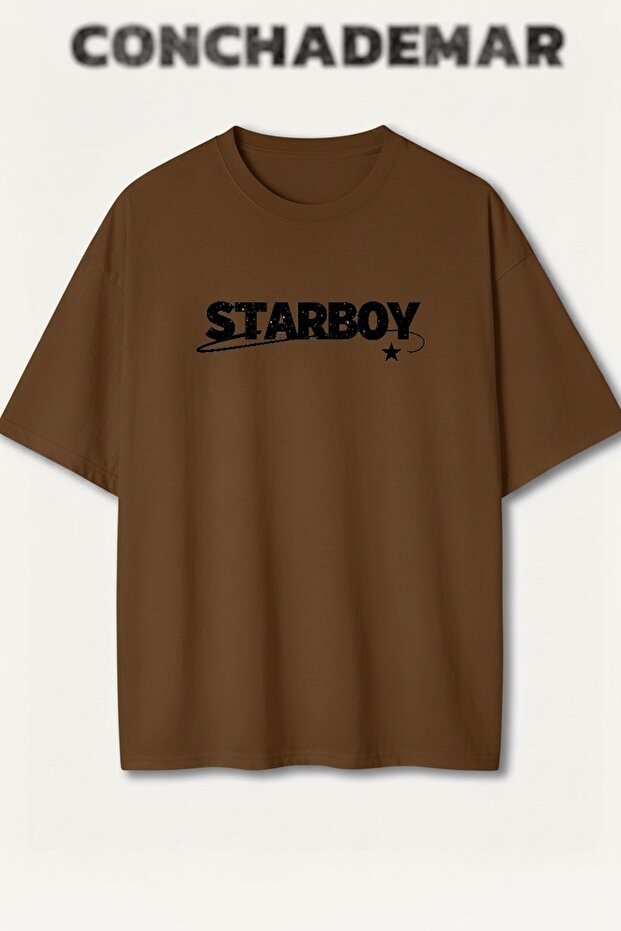Starboy Printed Premium Oversize Cotton T-Shirt
