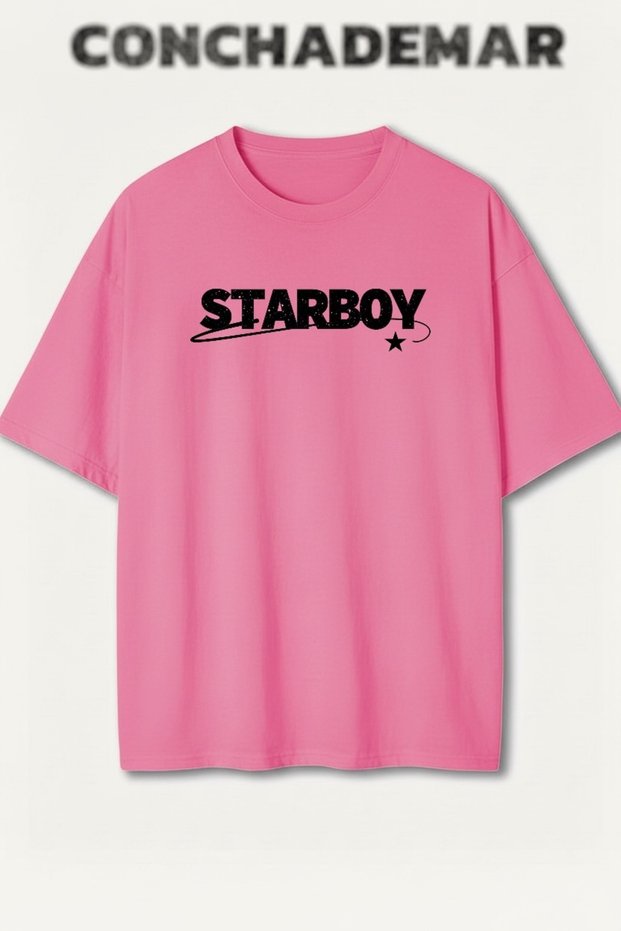Starboy Printed Premium Oversize Cotton T-Shirt