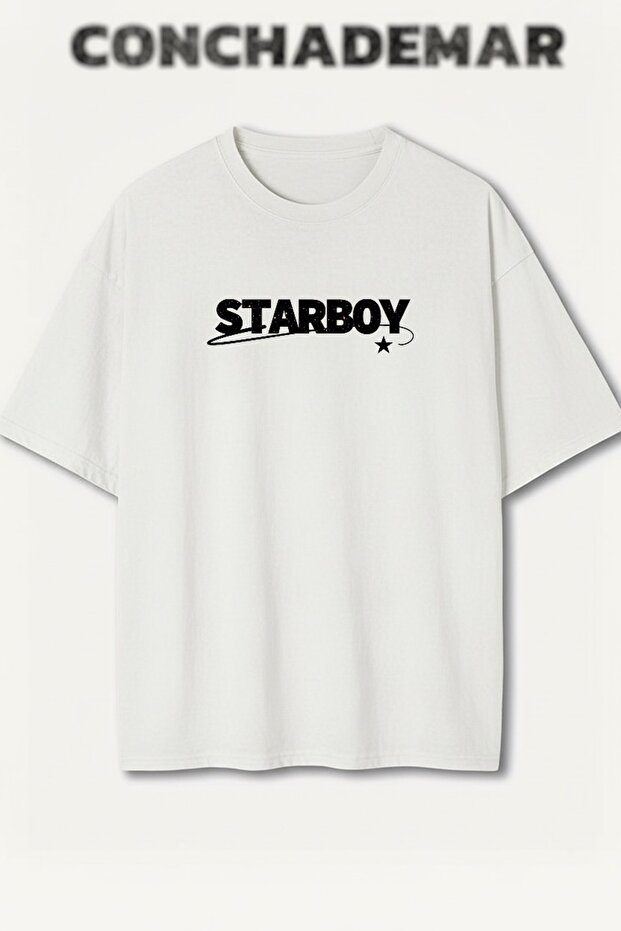 Starboy Printed Premium Oversize Cotton T-Shirt