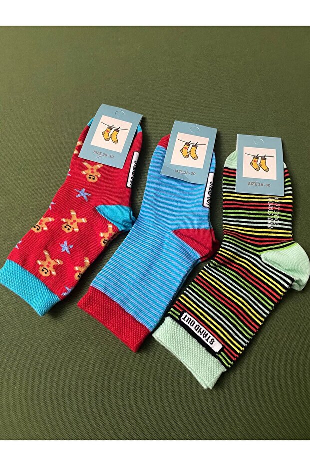 جوارب للأولاد 3 قطع - 2