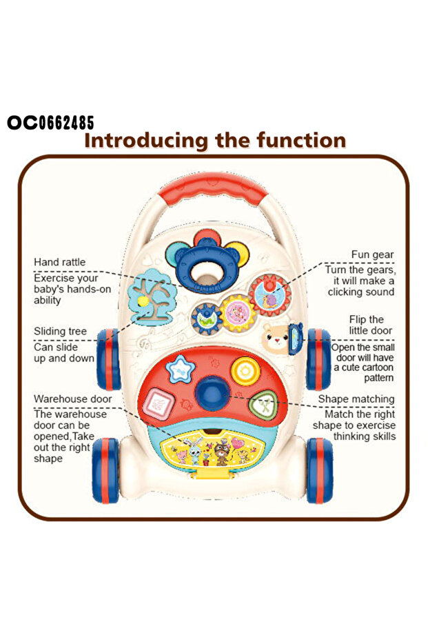 Multifunctional Educational Baby Walker - 4