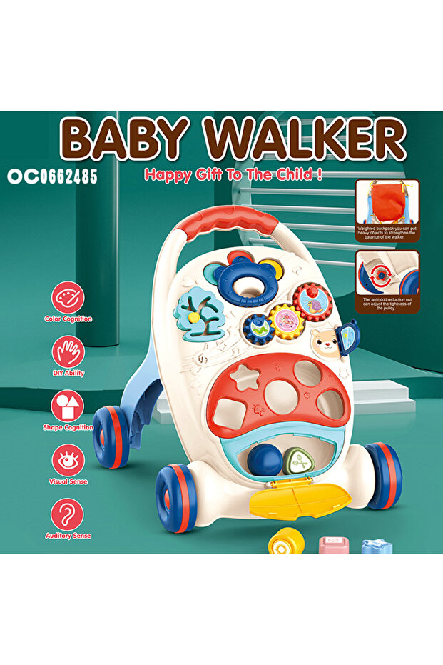 Multifunctional Educational Baby Walker - 2