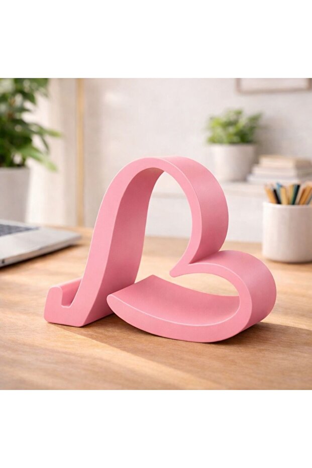 Modern Heart Design Phone Holder - 3D Printing Desktop Decorative Stand Valentine's Day Special