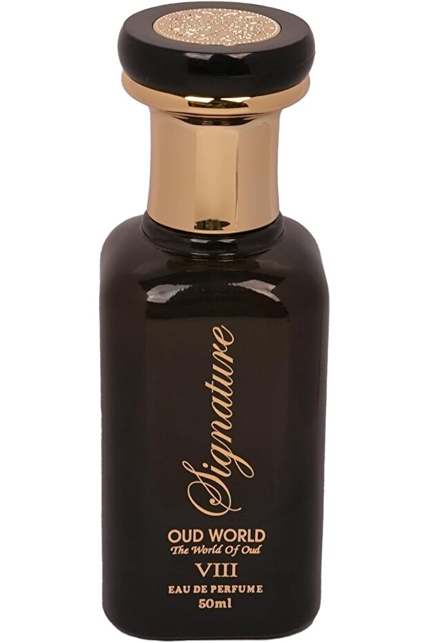 Signature-Ⅷ Premium Unisex Oriental Perfume 50ml – Damask Rose, Oud, Sandalwood, Vanilla & Musk