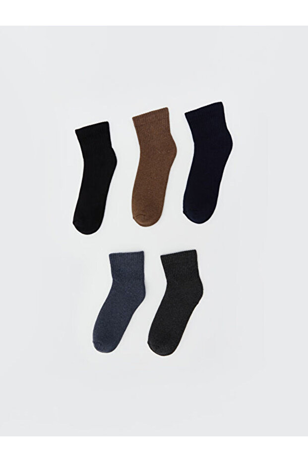 Shining Choices Men's Socket Towel Socks 5-Piece from Shining Store